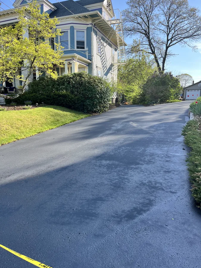 Restored residential driveway